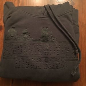 Grey Stranger Things Sweatshirt